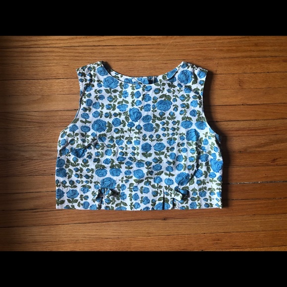 ASOS Floral Cropped Top - Picture 1 of 4